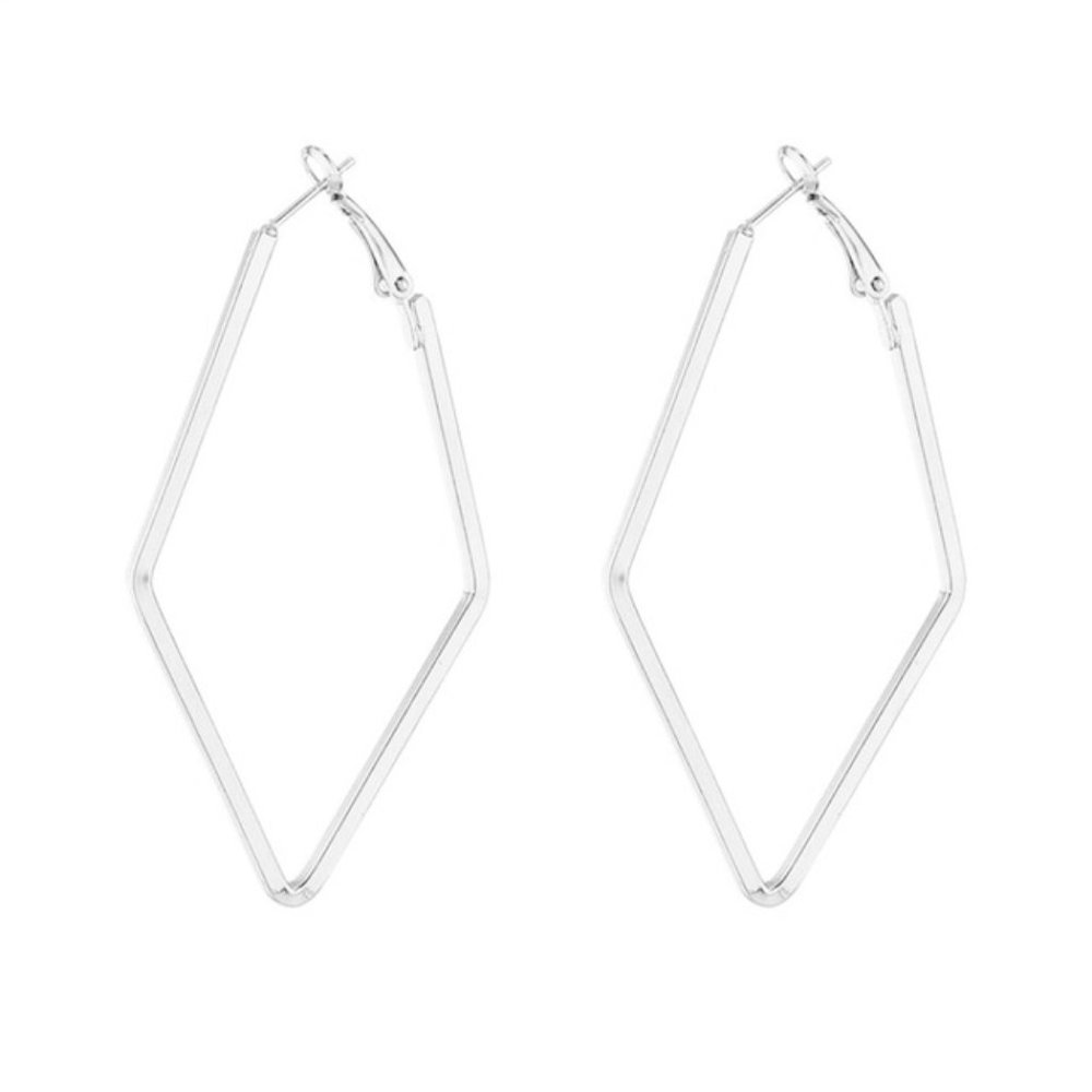 5 for $25 Rhombus Shape Statement Earrings - Picture 4 of 7